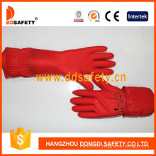 Best Manufacturers Long Cuff Red Household Latex Gloves Unlined